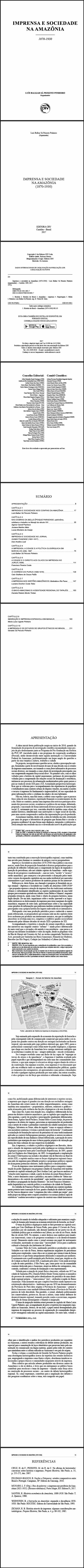 IMPRENSA E SOCIEDADE NA AMAZÔNIA (1870-1930)